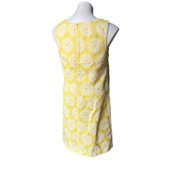 Tori Richard Sleeveless Embroidered Shift Dress, Sz 10 - Picture 6 of 12